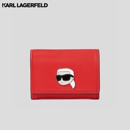 KARL LAGERFELD - K/IKONIK PIN SMALL LEATHER WALLET 240W3235 กระเป๋าสตางค์