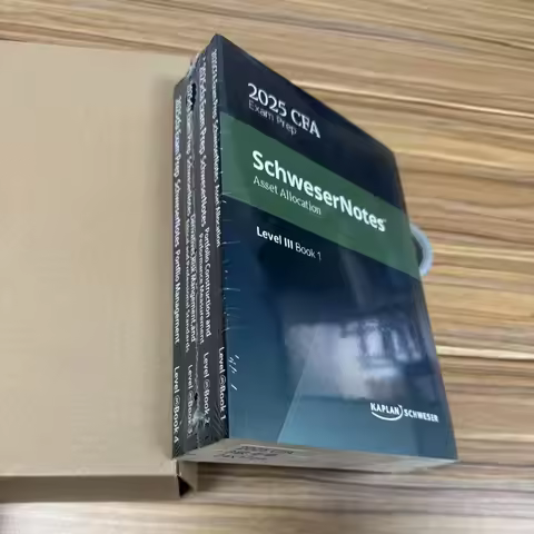 2025 CFA SchweserNotes Fimancial Statement Analysis and Equity Investments,Quantitative Methods, Eng