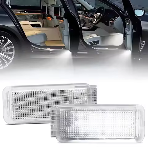 2Pcs For Citroen C2 C3 C4 C5 C6 C8 DS3 Dispatch Saxo Xantia Xsara Picasso White LED Courtesy Door Fo