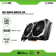 EasyPC | MSI Rx 6600 Mech 2x 8gb 128bit GDdr6 Gaming Videocard, Brand New gaming videocard, AMD Rade