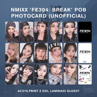 [PART 2] POB NMIXX Fe304 : BREAK UNOFFICIAL PHOTOCARD Music Korea Ktown4U Blue Dream Media Yes24 Wit