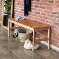 【Hübsch】－881512 北歐風橡木長凳 長椅 穿鞋椅