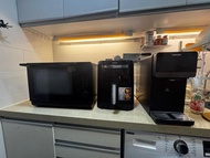 [$1500/三機一併出售]Panasonic 四合一變頻式蒸氣烤焗微波爐 + 特福 Tefal 二合一烤焗氣炸鍋 + 東芝Toshiba ro座枱式純淨飲水機