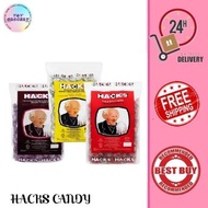 【SNACK】Ready Stock  HACKS candy Original (Red)/ Black Currant (Purple)Gula- Gula Persira Original / 