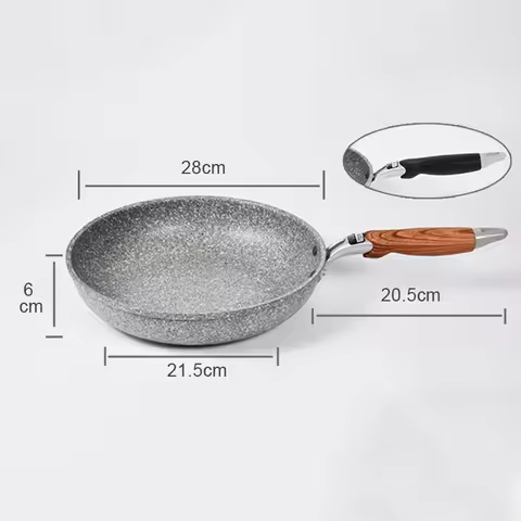 Non-Stick Pan Frying Pan Wok Pan Home Steak Skillet Pancake induction cooker gas stove special Sauce