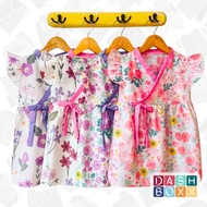 DASHBOXX Baju Blouse Budak Perempuan Lengan Pendek Kids Girl Cotton Korea Short Sleeves Dress