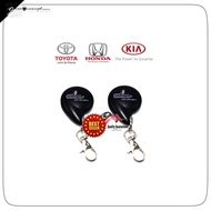 【ORIGINAL】COVER REMOTE ALARM KERETA (Ori Black w/cobra logo) For Kia Honda Toyota Casing "READY STOCK"