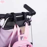 RAINBOW 2PCS Wheelchair Organizer Baby Stroller Hooks Bed Accessories Pram Hooks Bicycle Hook Multifunctional Carabiner Hanging Hook Pram