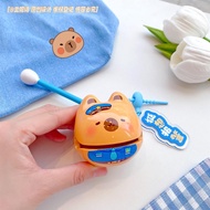 Loss/Variety Capybara Jun Decompression Knock Knock Wooden Fish Keychain Fun Portable Small Toy Coup