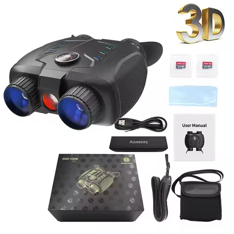 Naked Eye 3DVR Effect Night Vision Binoculars with Digital Compass VRNV331 4K 700m 5000mAh Digital Z