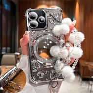 Casing For infinix Note 30 40 50 Pro Plus 50S 50X Bling Mirror Holder Soft Phone Case Cover With Cha