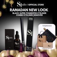 SHedio New Look Combo Eyeliner Remover Shedio Waterproof Eyeliner(Black/Brown)