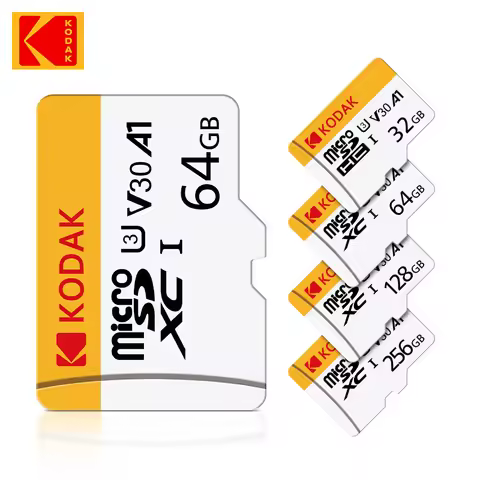 Kodak Origial ​​Micro SD Card U3 Class 10 High Speed up to 100MB/s TF Memory Card with Adapter - Ava