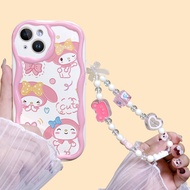 Sanrio for Vivox100 Phone Case S18pro Internet Celebrity S12 Cute Melody Iqooneo8/7/6 All-Inclusive