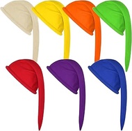 SP ESCRIY Halloween Christmas Dwarf Hats 7PCS Dwarf Cosplay Costume Hats Set Party Hats Multicolor
