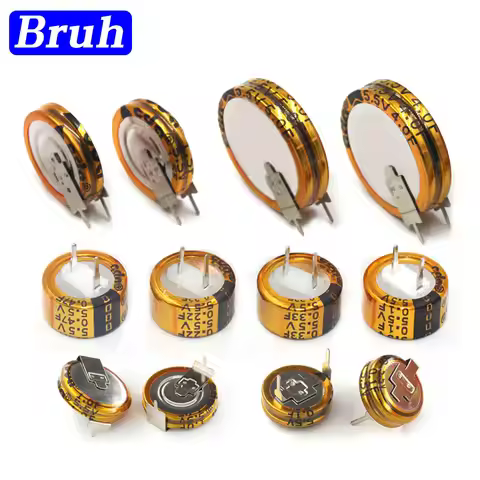V C H type 5.5V Super capacitor 0.047F 0.1F 0.22F 0.33F 0.47F 1.0F 1.5F 4.0F 5.0F 1F 4F 5F Button Fa