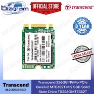 Transcend 256GB NVMe PCIe Gen3x2 MTE352T M.2 2230 SSD Solid State Drive TS256GMTE352T (3-Yrs SG Wty)