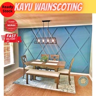 Wainscoting Kayu 9mm | Wood Panel | Shiplap Board | Kayu Mdf | MDF Shiplap | Kayu Dinding Wainscoting | 1Inch-3Inch