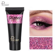Pudaier 12 colors liquid glitter eyeshadow stage makeup face body glitter