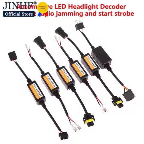 LED Canbus Decoder Car Headlights Error Free Resistor H1 H3 H4 H7 H9 H11 Adapter Warning Canceller