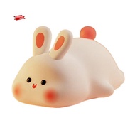 Night Light,Cute Silicone Lamp, Dimmable Light Up Bunny, Night Lamp,Rechargeable Bunny Nightlight, B