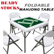 SG Home Mall HDPE Foldable Mahjong Table Home Folding Mahjong Table Portable Dining Table