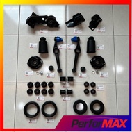 33 ITEM COMPLETE SET FOR PERODUA KANCIL 660/850-ENGINE MOUNTING/LOWER ARM/CROSSMEMBER BUSH/ABSORBER MOUNTING/COIL SPRING