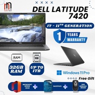 Dell Latitude 7420 - i7 11th Gen -32gb RAM - Up to 1TB Storage - Touchscreen - 1 year Warranty