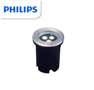 (1ชุด สุดท้าย) PHILIPS โคมไฟ LED ฝังพื้น UNIIn-ground BBP341 6W 540lm สี 3000K 220Vac