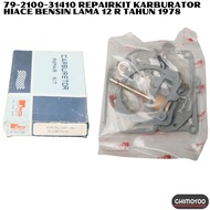 79-2100-31410 Repair Kit Karburator Toyota Hiace Bensin Lama 12R Tahun 1978 Up 1600 Merk Napco Origi