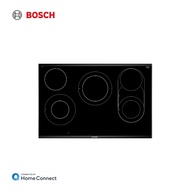 Bosch PKM875DV1D Built In Radiant Ceramic Hob Home Connect 80Cm Width 17 Stage Heating Timer With Shut-Off Function