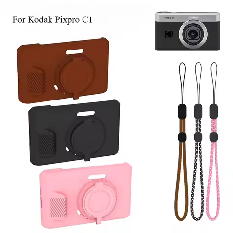 Silicone Protective Case for Kodak PIXPRO C1 Camera, Anti-Slip Soft Cover Dustproof Shockproof Prote