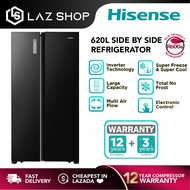 Hisense 620L Side by Side Refrigerator RS666N4ABNIV | RS666N4ACNIV (NEW) | RS666N4ACN | Toshiba 591L