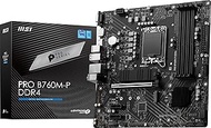 MSI PRO B760M-P DDR4 ProSeries Motherboard (Supports 12th/13th Gen Intel Processors, LGA 1700, DDR4,