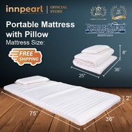 Innpearl [DIRECT FACTORY] Fibre Star Coconut Fibre Portable Mattress with Pillow Single (3' x 2'')