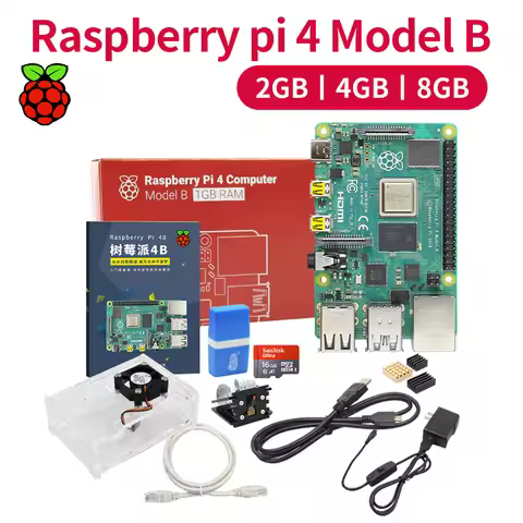 Latest Raspberry Pi 4 Model B 8GB RAM Raspberry Pi 4 1.2 version BCM2711 Quad core Cortex-A72 ARM v8