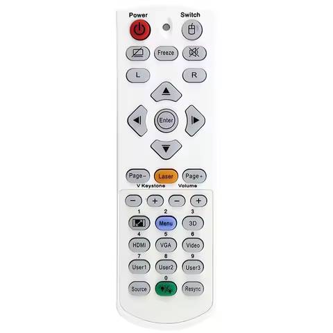 Compatible with Optoma projector LM2401 H512 HT2000 W320USTi remote control IR1304L spare parts