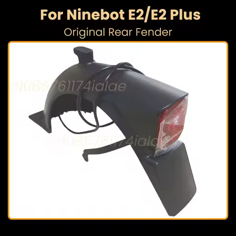 Original Rear Fender With Taillight for Segway Ninebot E2 Electric Scooter E2 Plus Second Generation