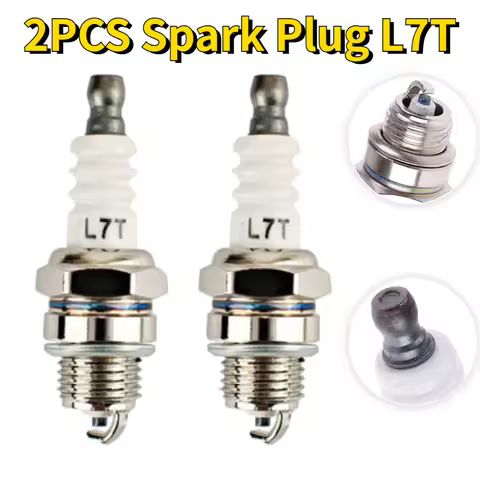 2pcs L7T Spark Plug For Gasoline Chainsaw and Brush Cutter motosierra gasolina Chainsaws Spare Parts