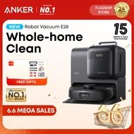 Eufy by Anker E25/E28 Robot Vacuum Cleaner, Real Hands-Free Cordless Vacumn