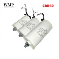 CBB60 Motor Run Capacitor Start Water Pump Washer Air Pump with Screws 450V 6uf 8uf 10uf 20uf 30uf 4