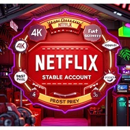 NETFLIX Account 4K FIix Account Premium Plan Neflix Murahflix NX