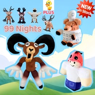 P.LUS✨99 Nights Toys✨99 Nights in The Forest Plushie Doll Cute 99 Days Nights Deer Plush Soft Cartoo