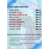 "TERBARU" SERVICES MLBB JOKI MALAYSIA
