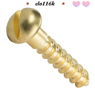 ELOK Wood Screws Self Drilling  Chipboard Slotted Drive Solid Brass