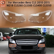 For Mercedes-Benz CLS 2010~2015 W218 CLS260 CLS300 CLS350 CLS400 Car Front Headlight Lens Cover Auto