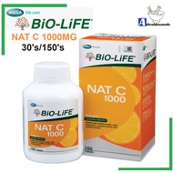 (150'S CLEARANCE EXP01/2026) Bio-Life Nat C Vitamin C 1000mg Tablet 150S/30S