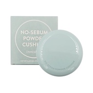 Innisfree No-Sebum Powder Cushion 14g (17N Ivory 21C Rose Vanilla 21N 23N Ginger) Refill/Sun