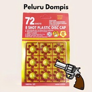 72 Shot Peluru Pistol Mainan Isi Ulang Peluru Dompis Ring Mainan Anak