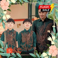 KEMEJA Modern Father And Son Couple batik/Men's Long Sleeve batik Shirt/Men's Long Sleeve batik/Short Sleeve Men's batik/Boy's batik/Men's batik Shirt/modern Regular CASUAL CLASSIC batik Shirt